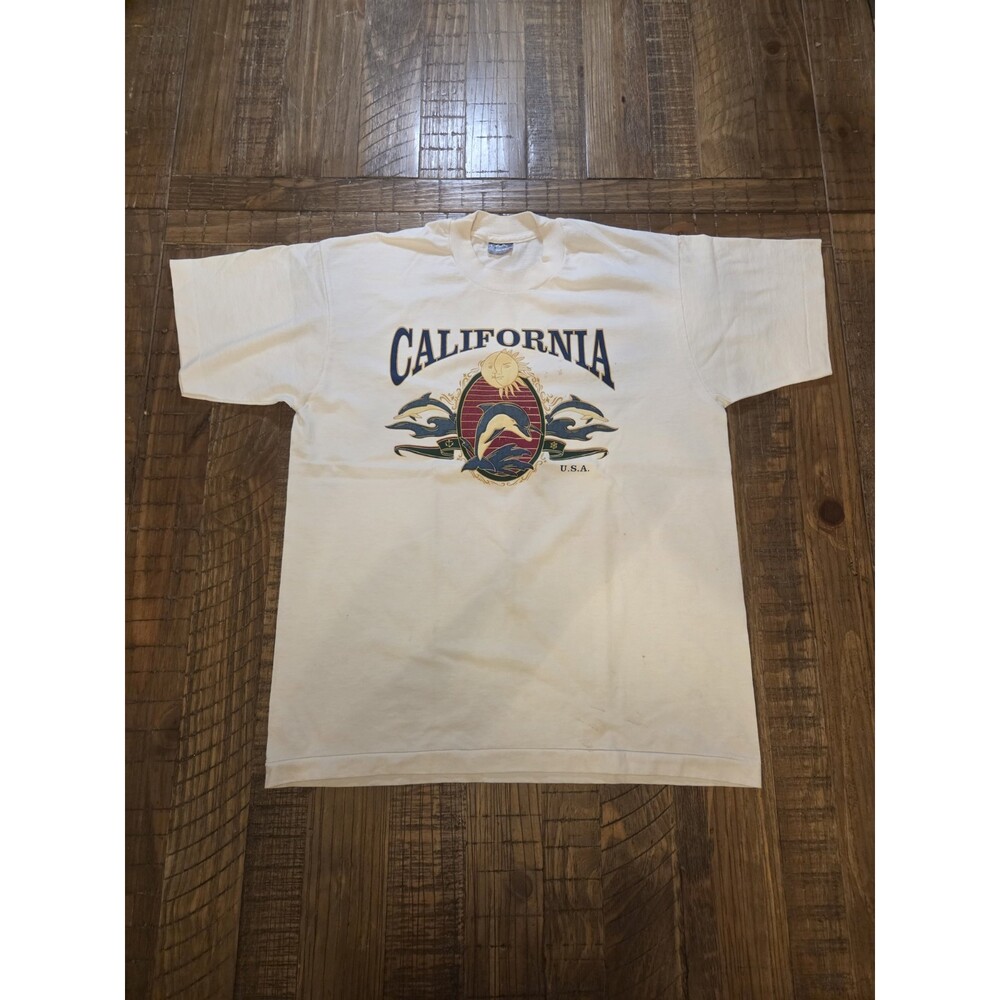 Vintage Single Stitch California Made In The USA Tshirt Size L